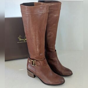 Franco Sarto Brown Over the Knee Boots